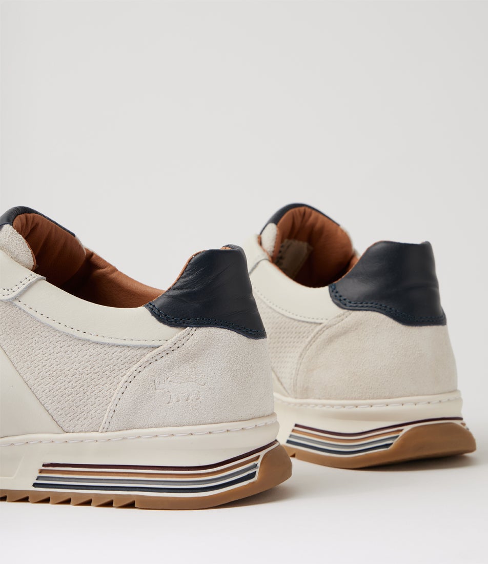 Falls Creme Leather Sneakers