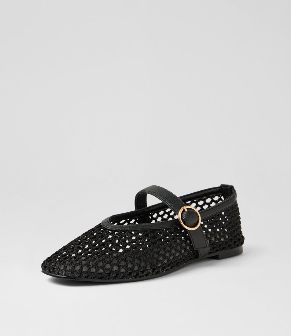 Eunice Black Mary Janes