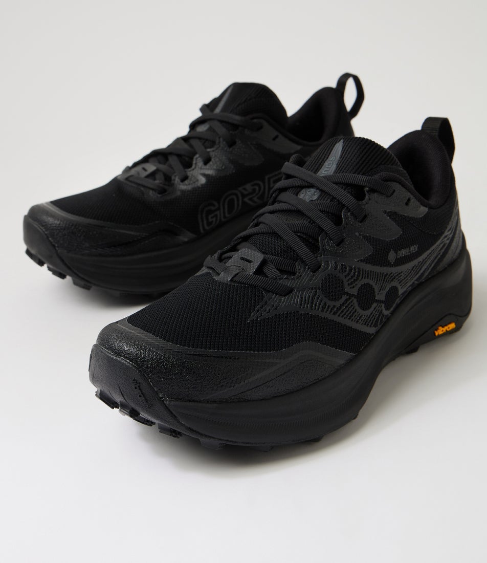 W Peregrine Gtx Triple Black Mesh Sneakers