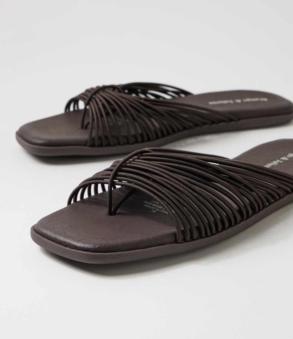 Niagra Choc Elastic Sandals