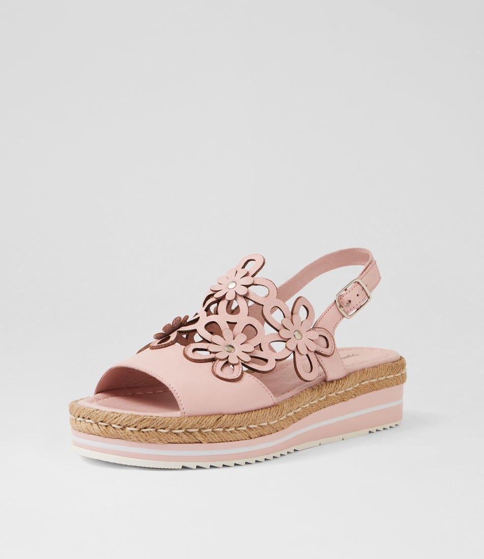 Aldo Pale Pink Leather Slides