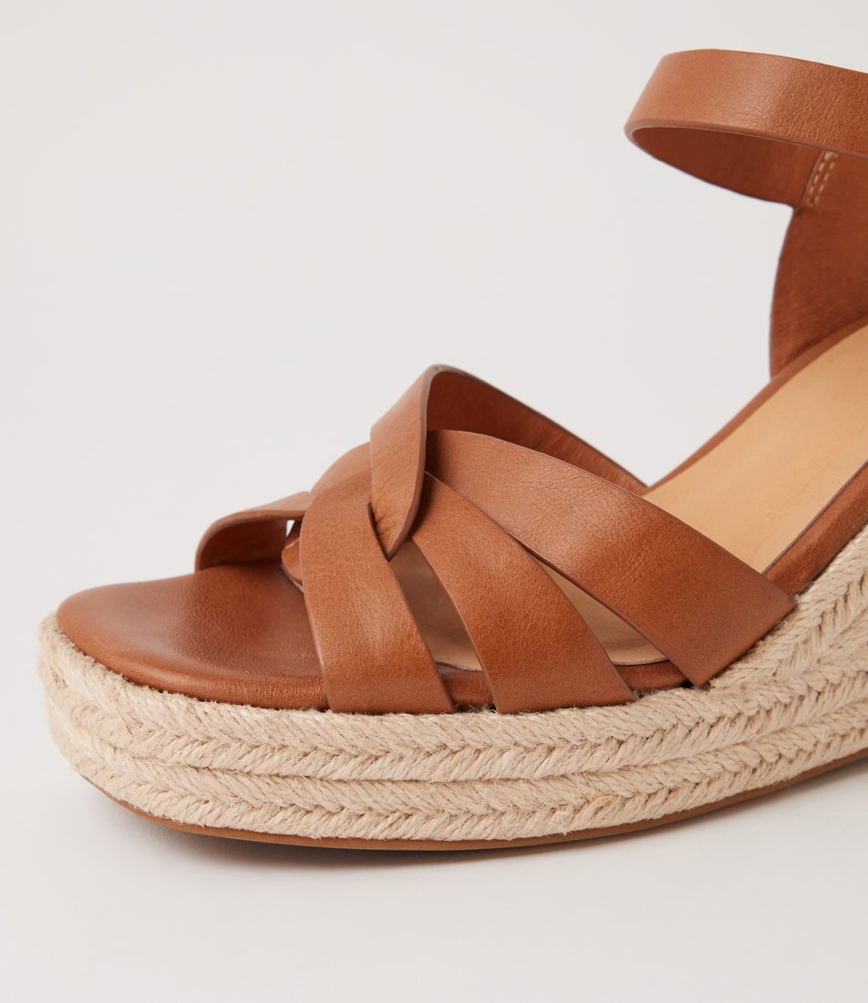 Urma Chestnut Natural Rope Leather Sandals