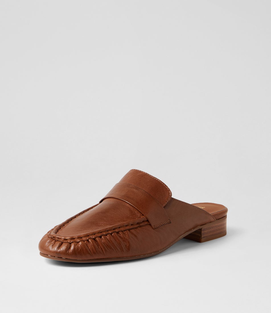 Westbey Cognac Polish Leather Loafers