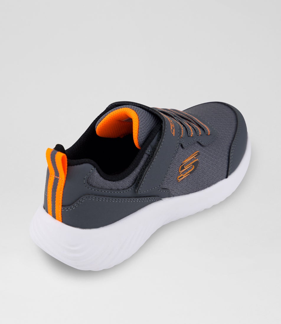 Bounder Techrox Junior Charcoal Fabric Sneakers