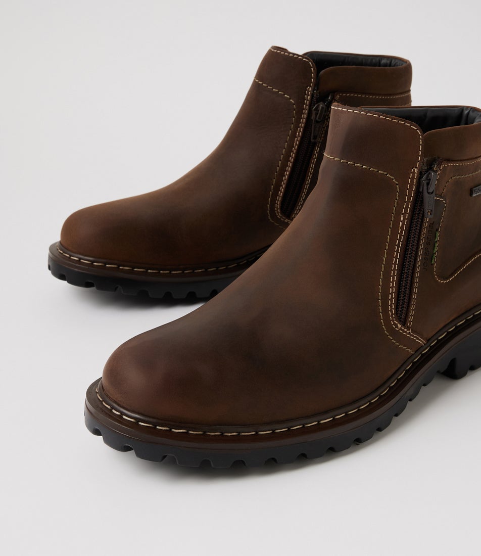 Chance 55 Brasil Leather Lace Up Boots