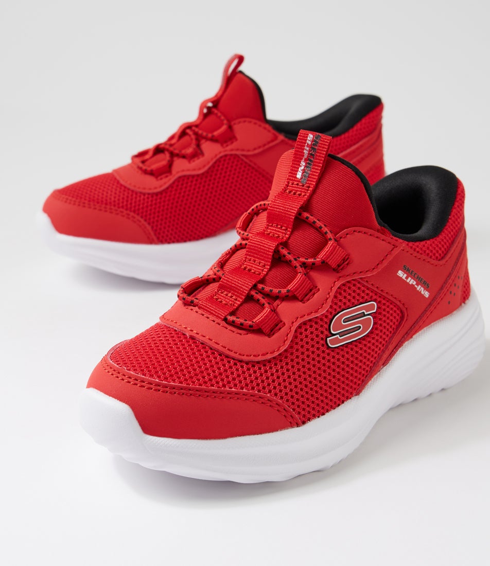 Bounder Pro Toddler Red Mesh Lace Ups