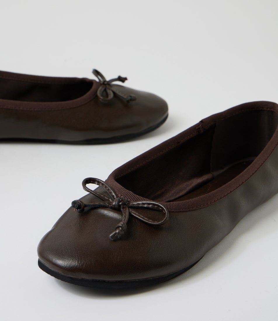 Oracle Chocolate Ballet Flats