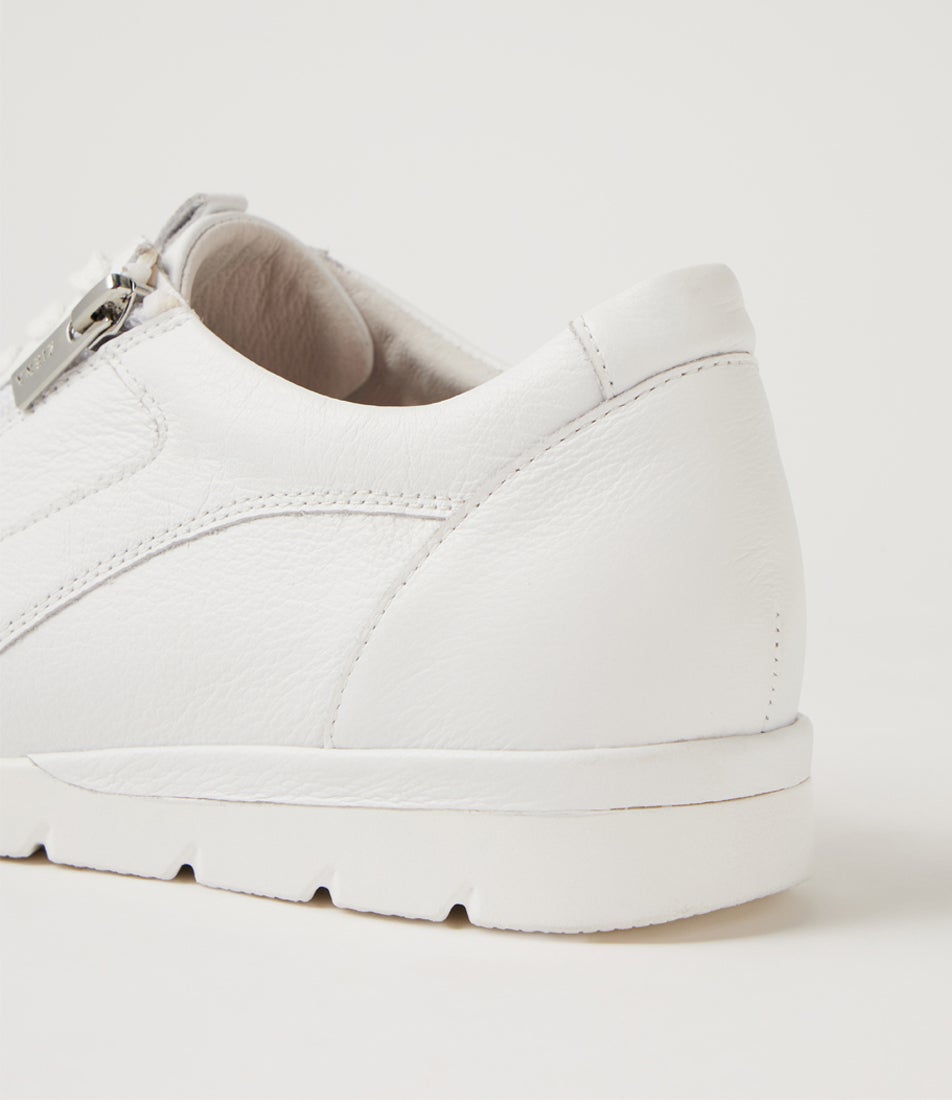 Jibbie Xw White Leather Sneakers