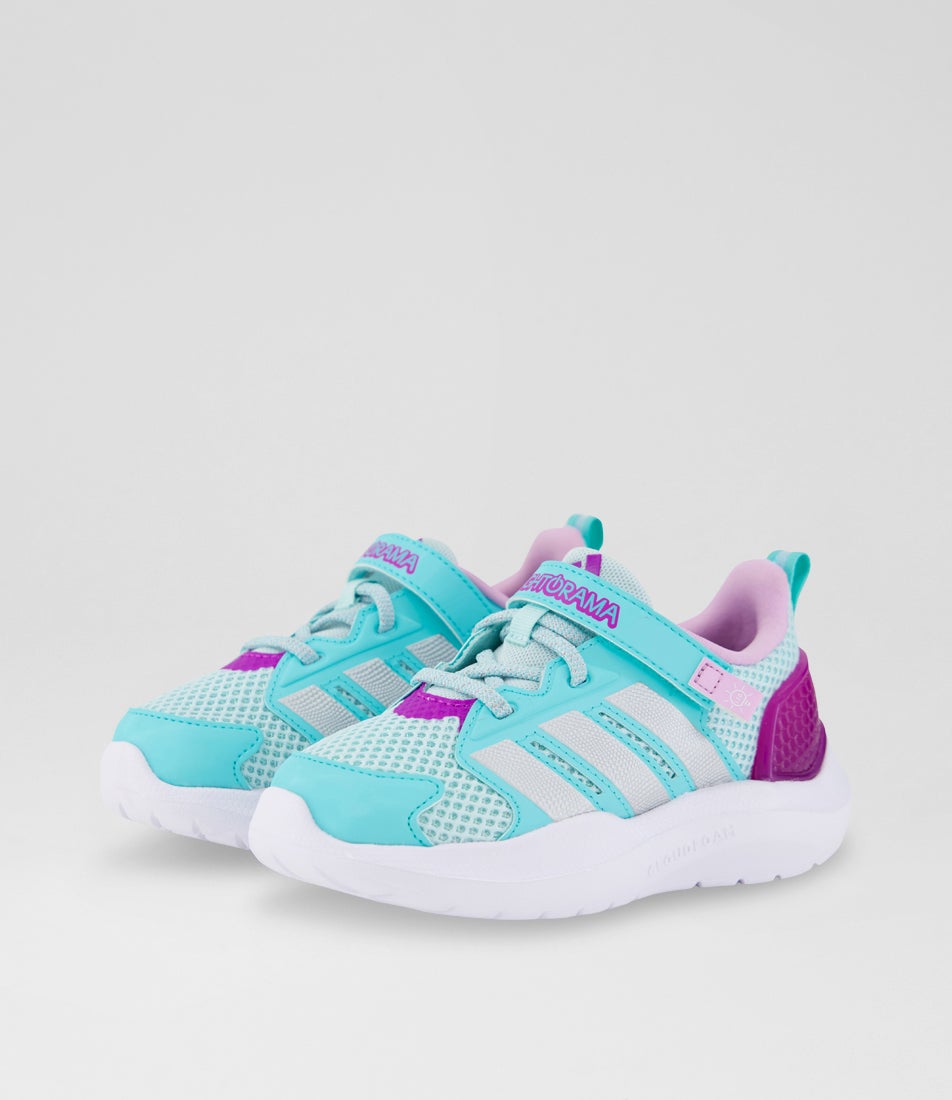 Lightorama Runner Toddler Halo Mint Silver Flash Aqua Mesh Sneakers