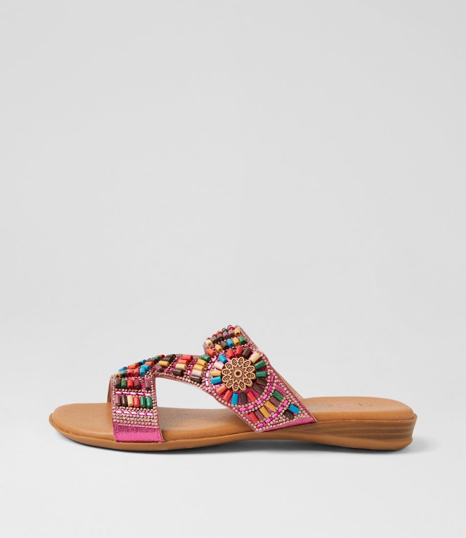 Darmha Fuchsia Bright Multi Slides