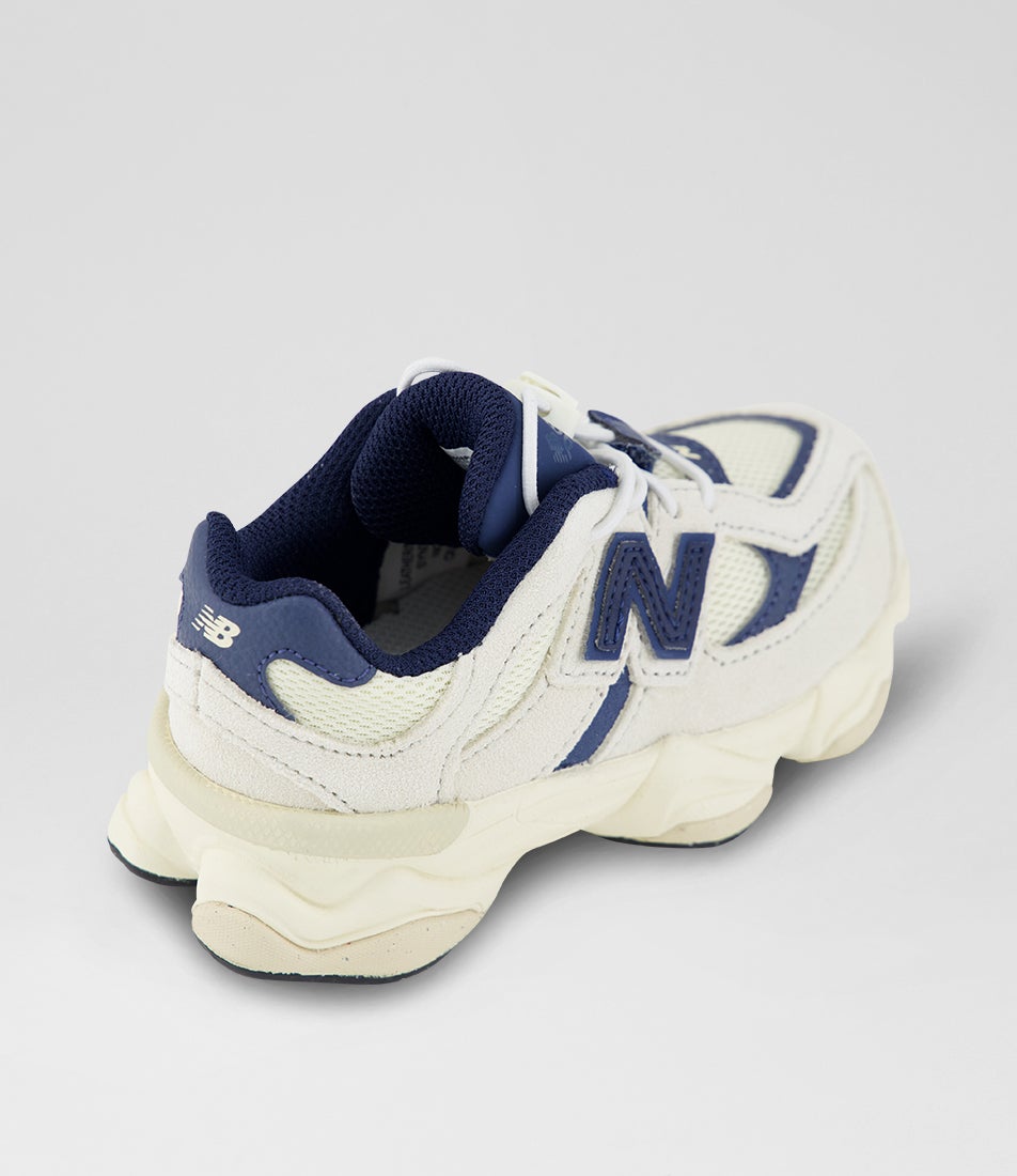 9060 Toddler Navy Linen Suede Sneakers