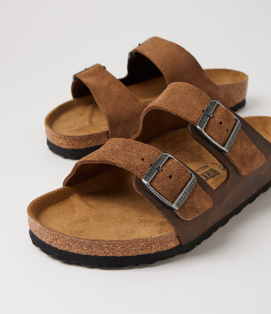 Arizona Men's-Dk Tea-Oiled Leather