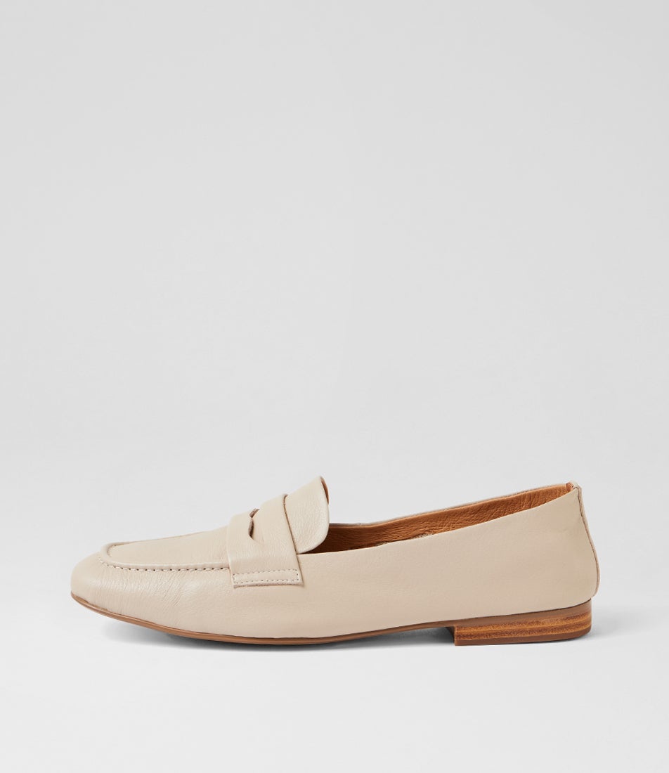 Mecial Almond Leather Loafers