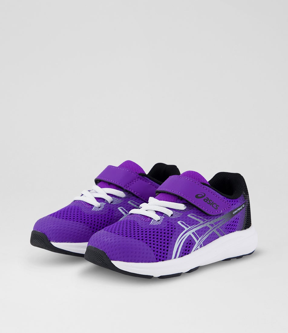 Contend 10 Toddler Radiant Amethyst Black Mesh Sneakers
