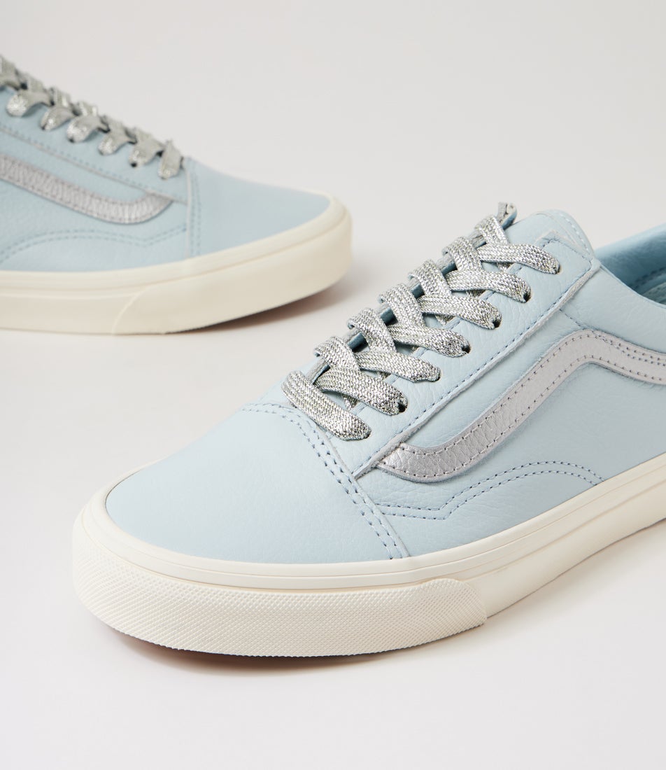 Old Skool W Metallic Dawn Blue Canvas Sneakers