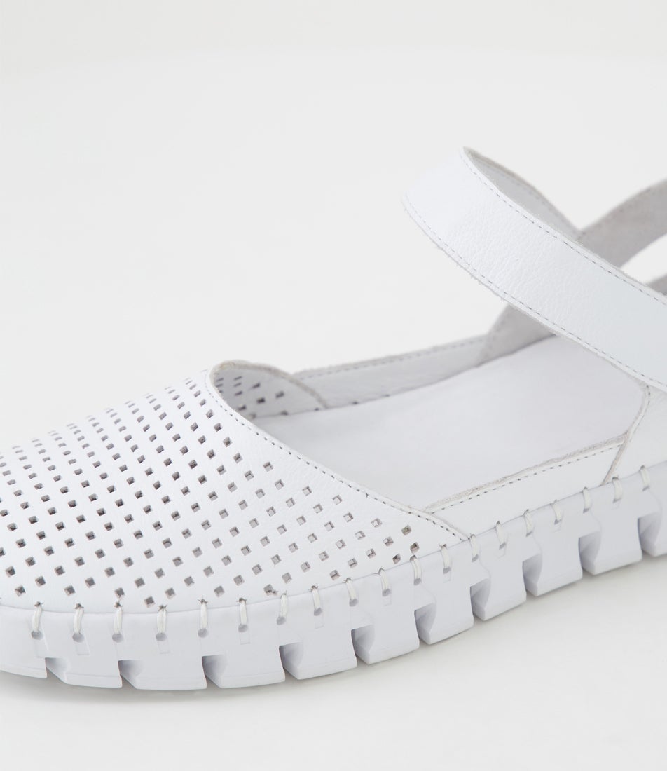 Kadena White Leather Sandals Kadena White Leather Sandals