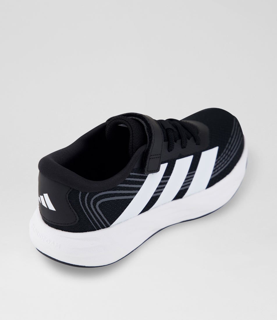 Galaxy 8 Junior Black White Carbon Mesh Sneakers