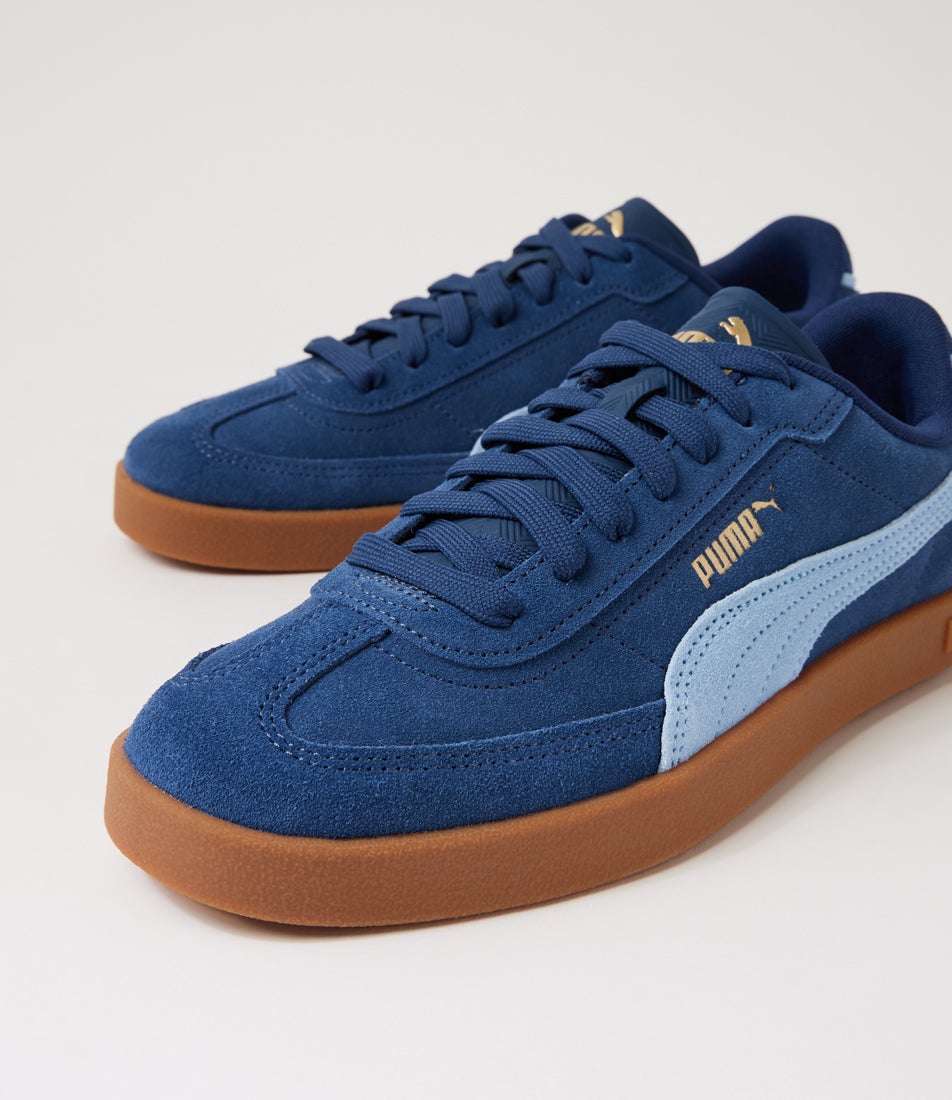 Puma Club 2 Era Persian Blue Suede Sneakers