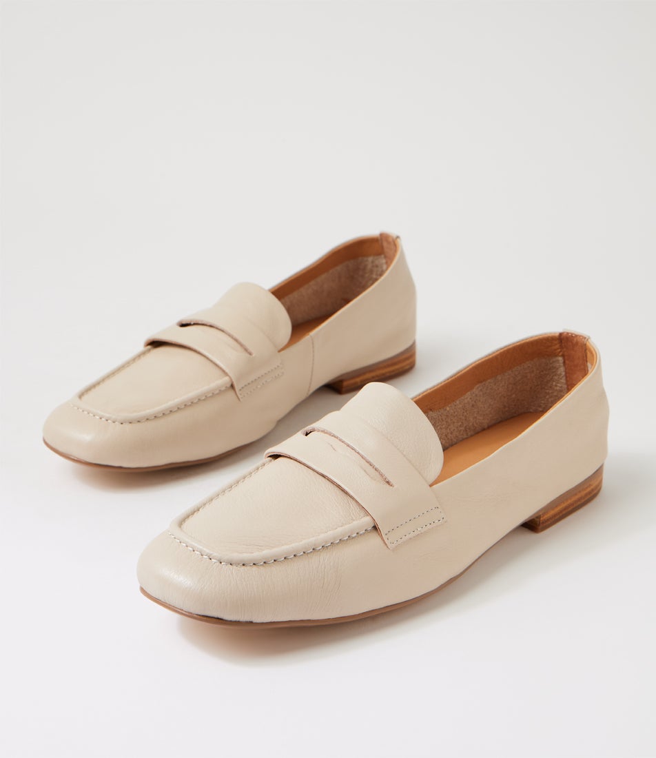 Mecial Almond Leather Loafers