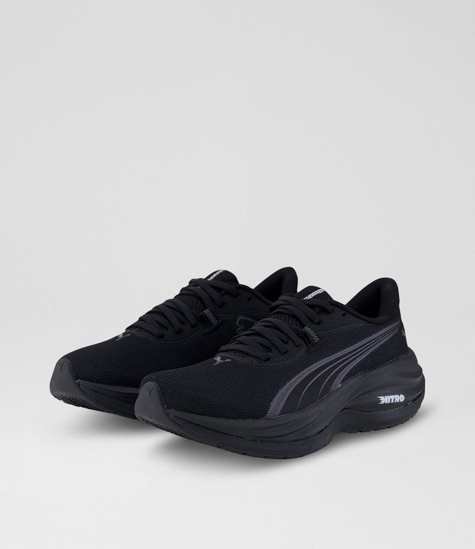 Electrify Nitro 5 Youth Black Moody Gray Silver Mesh Sneakers