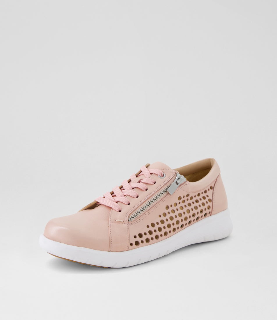 Shovo Xf Pretty Pink Leather Sneakers