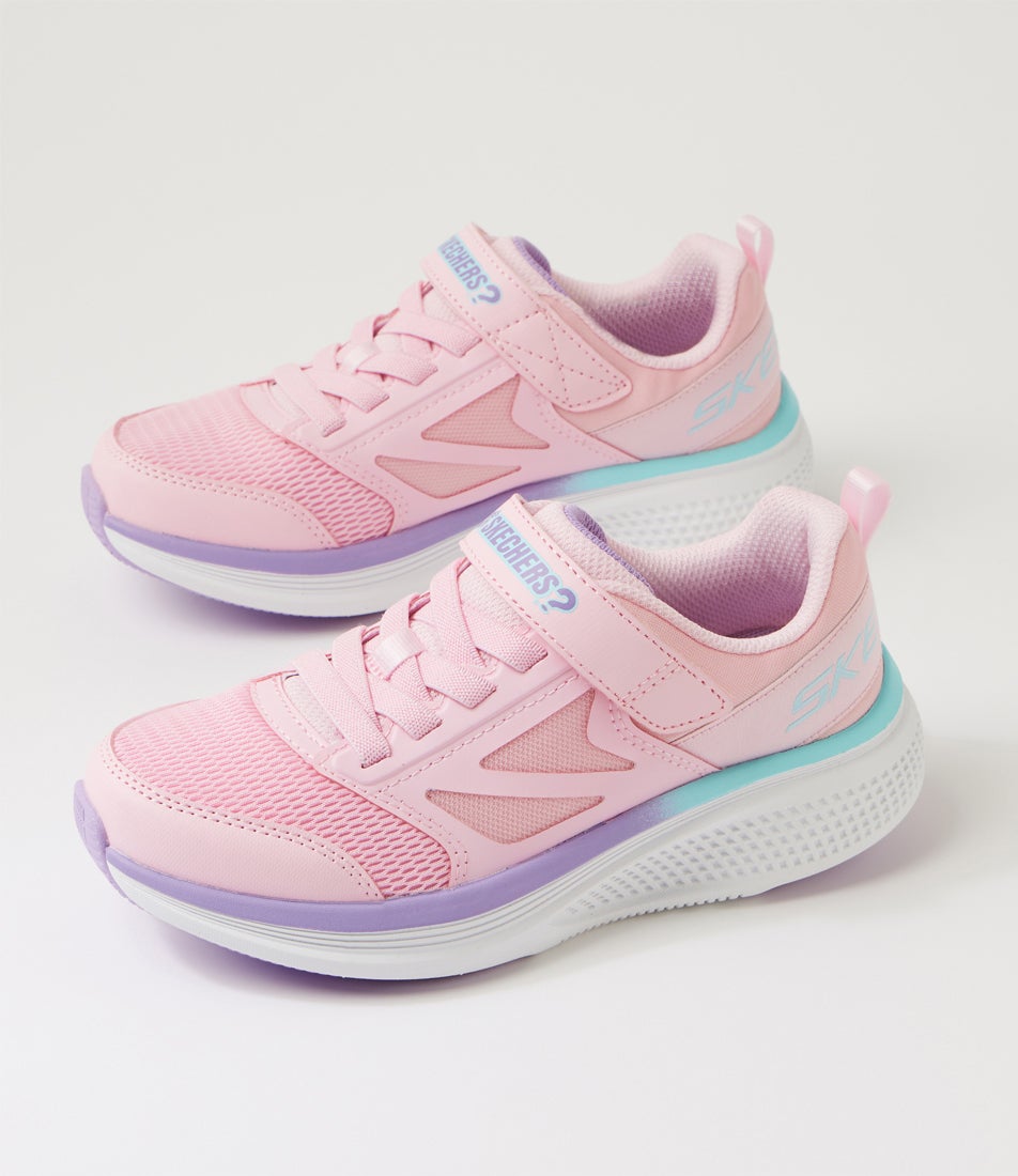 Go Run Elevate 2 Junior Light Pink Mesh Sneakers Go Run Elevate 2 Junior Light Pink Mesh Sneakers