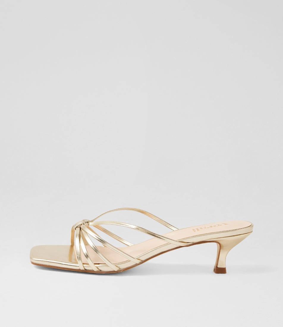 Alexis Champagne Heeled Sandals