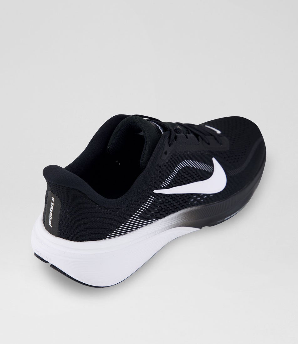 Air Zoom Pegasus 42 Youth Black White Photon Dust Mesh Sneakers