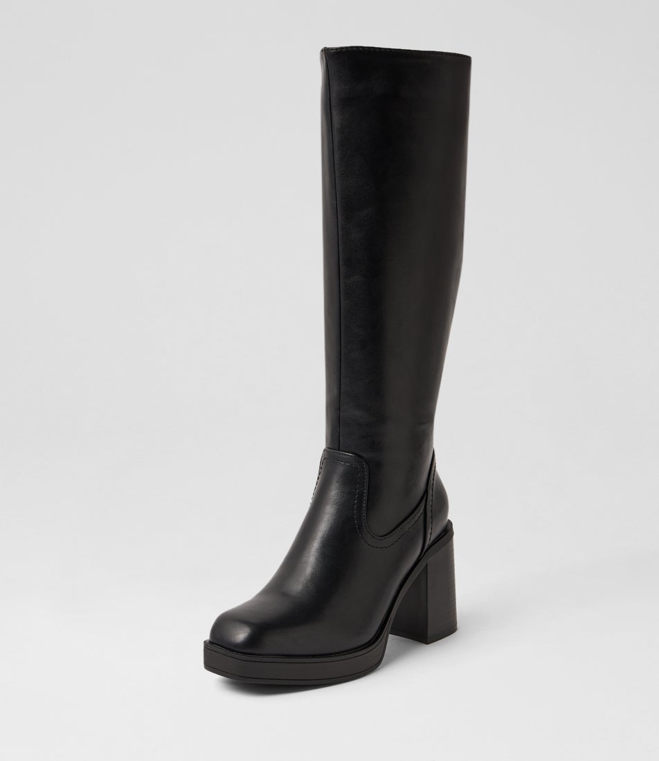 Petty Black Knee High Boots