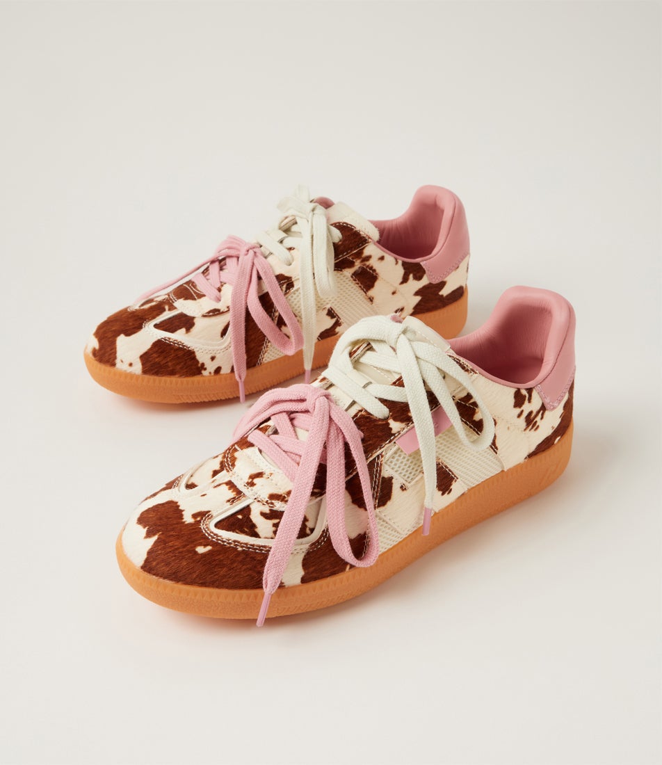 Pace Strawberry Milk Leather Sneakers