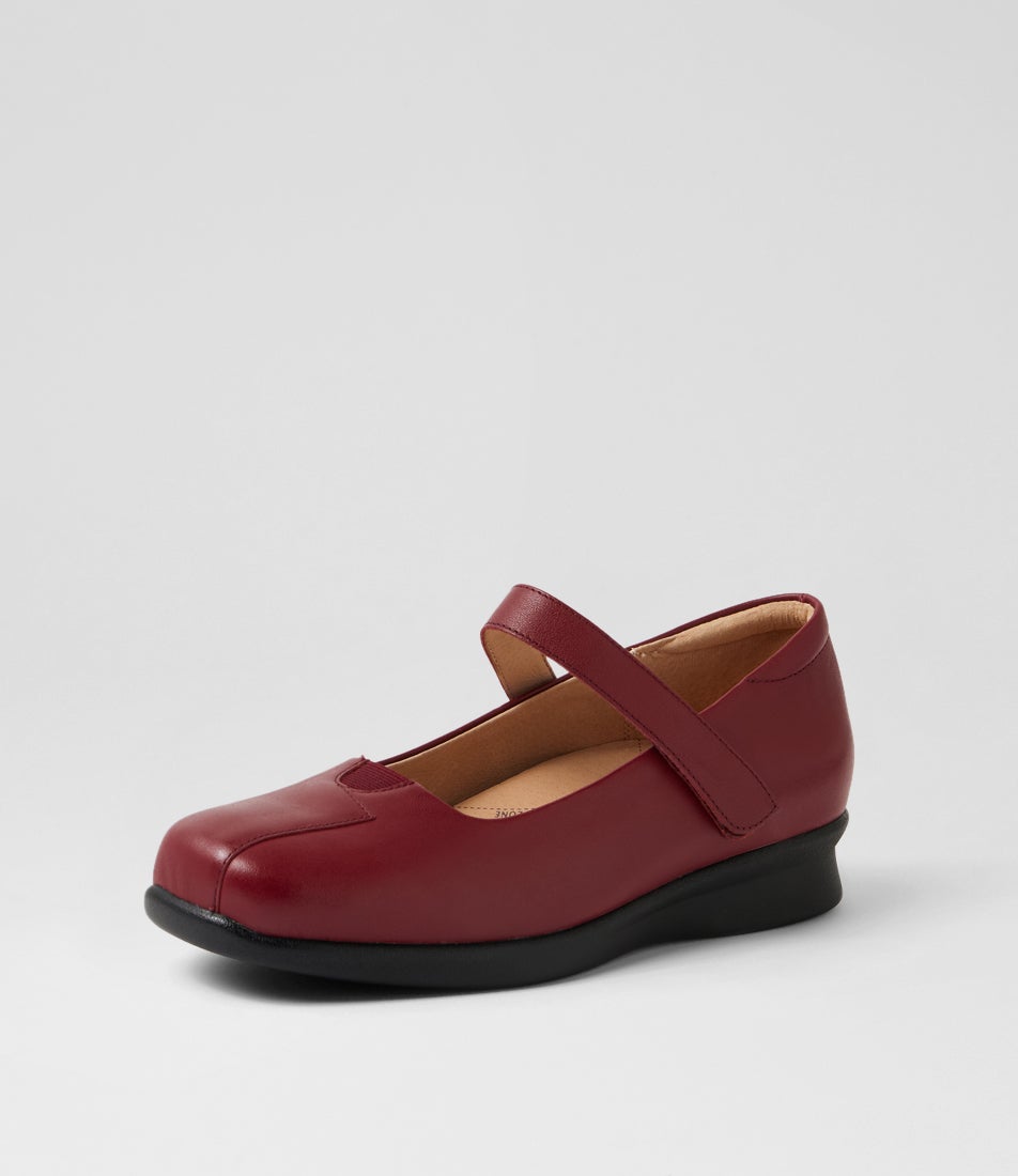 Rhapsody W Pinot Leather Mary Janes