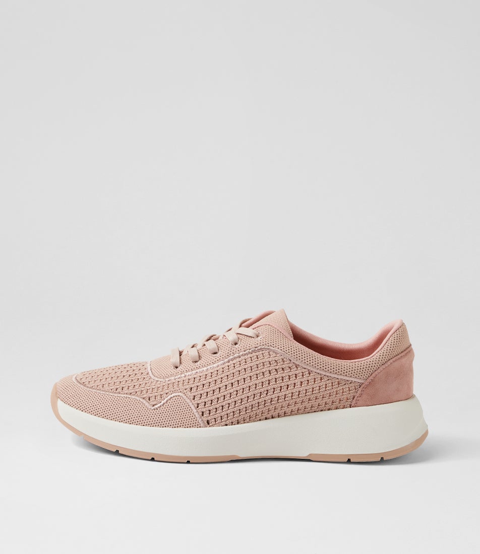 Tru Active Rose Knit Suede Sneakers