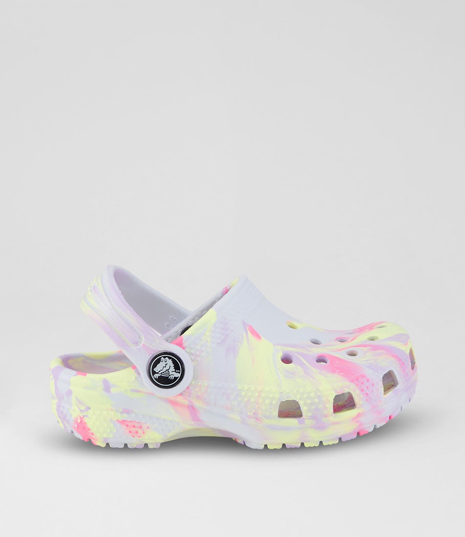 Classic Marbled Toddler Sky Ice Multi Eva Sandals