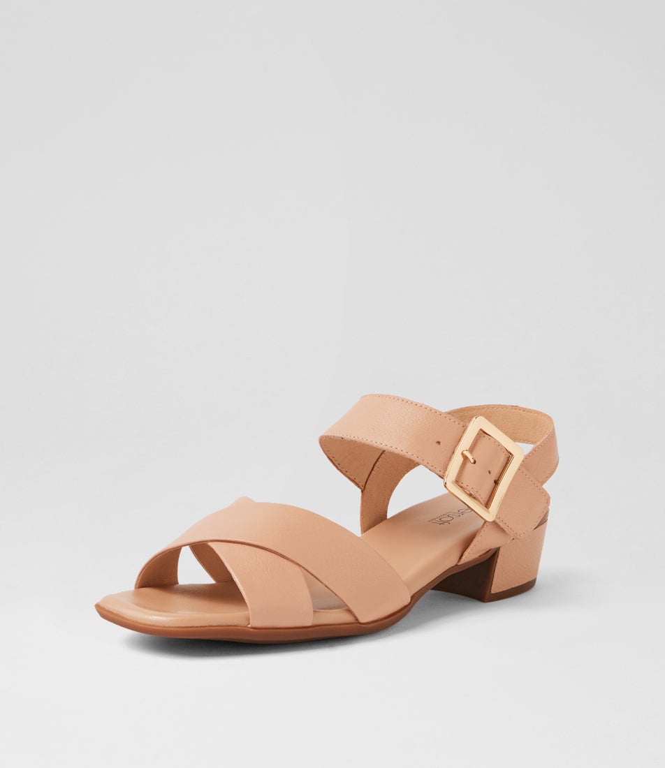Davisons Dark Nude Leather Sandals Davisons Dark Nude Leather Sandals