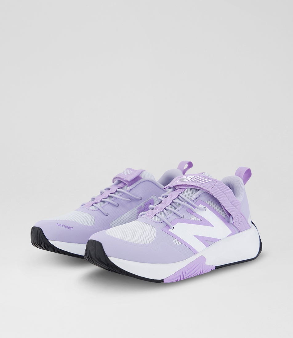 Fuel Cell Play Junior Smoked Violet Lilac Glo White Mesh Sneakers
