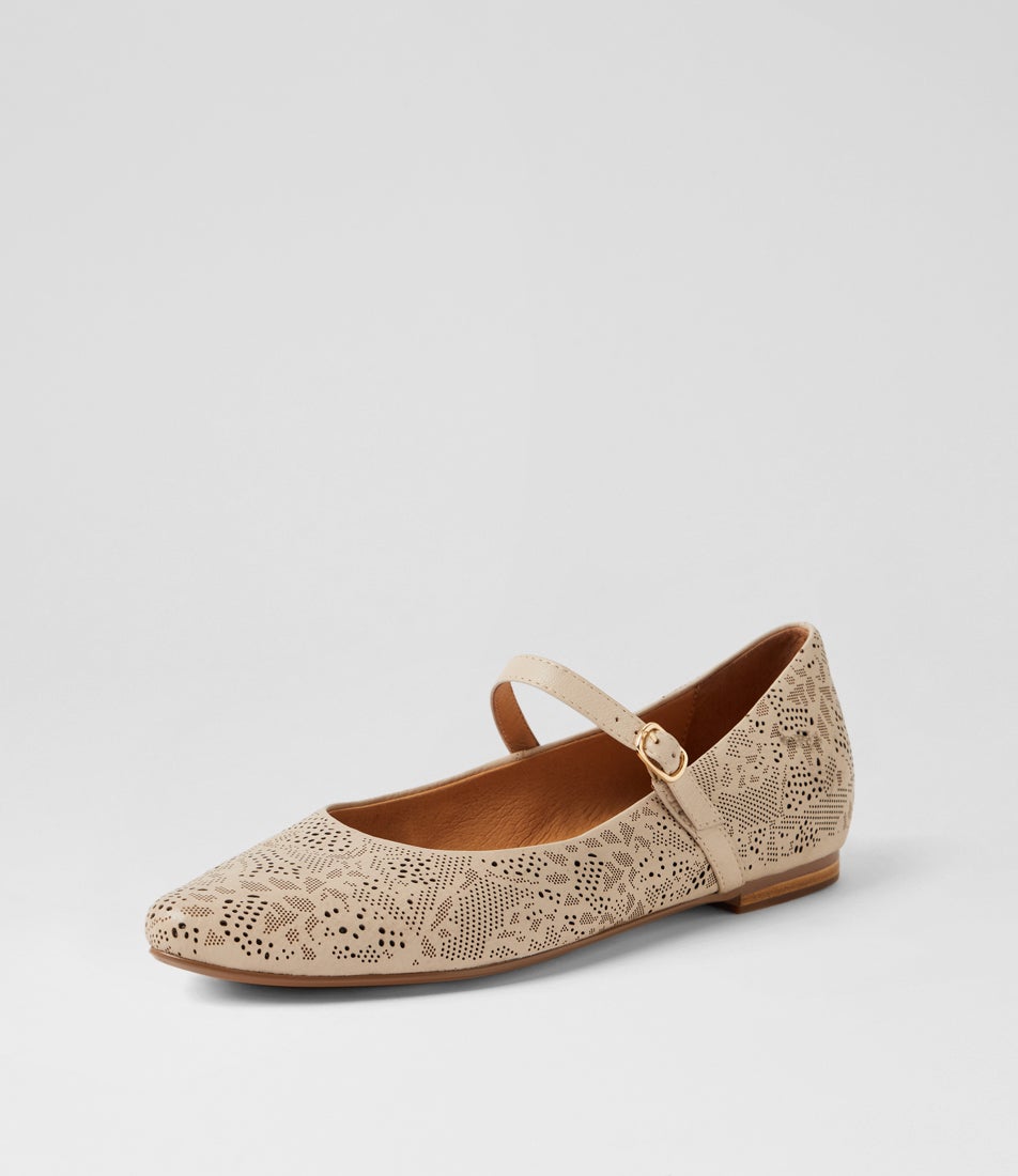 Saffie Vanilla Leather Flat Shoes Saffie Vanilla Leather Flat Shoes