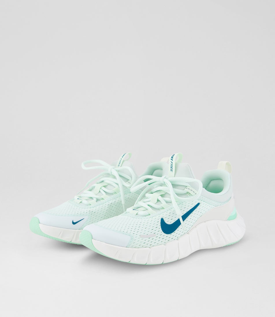 Free Ride Youth Green Bright Spruce Green Mesh Sneakers