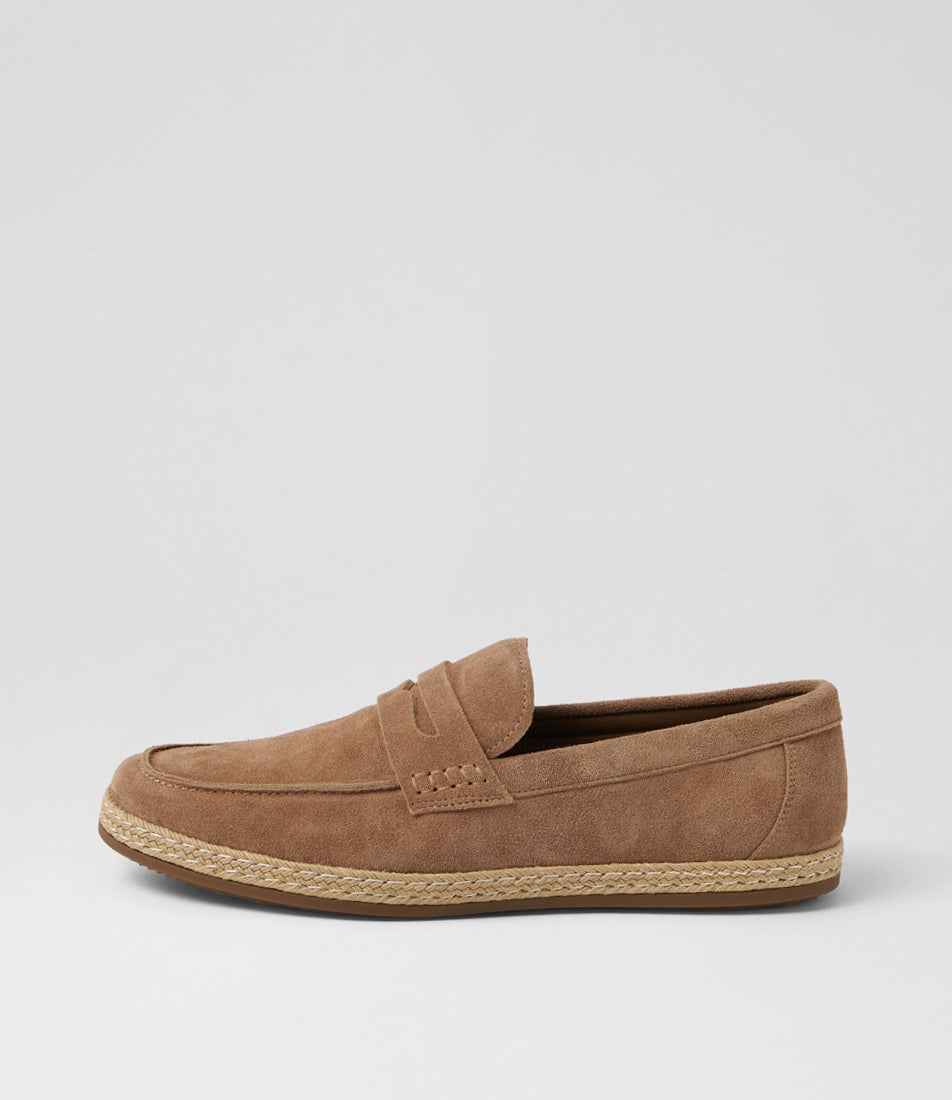 Capture Taupe Suede Loafers