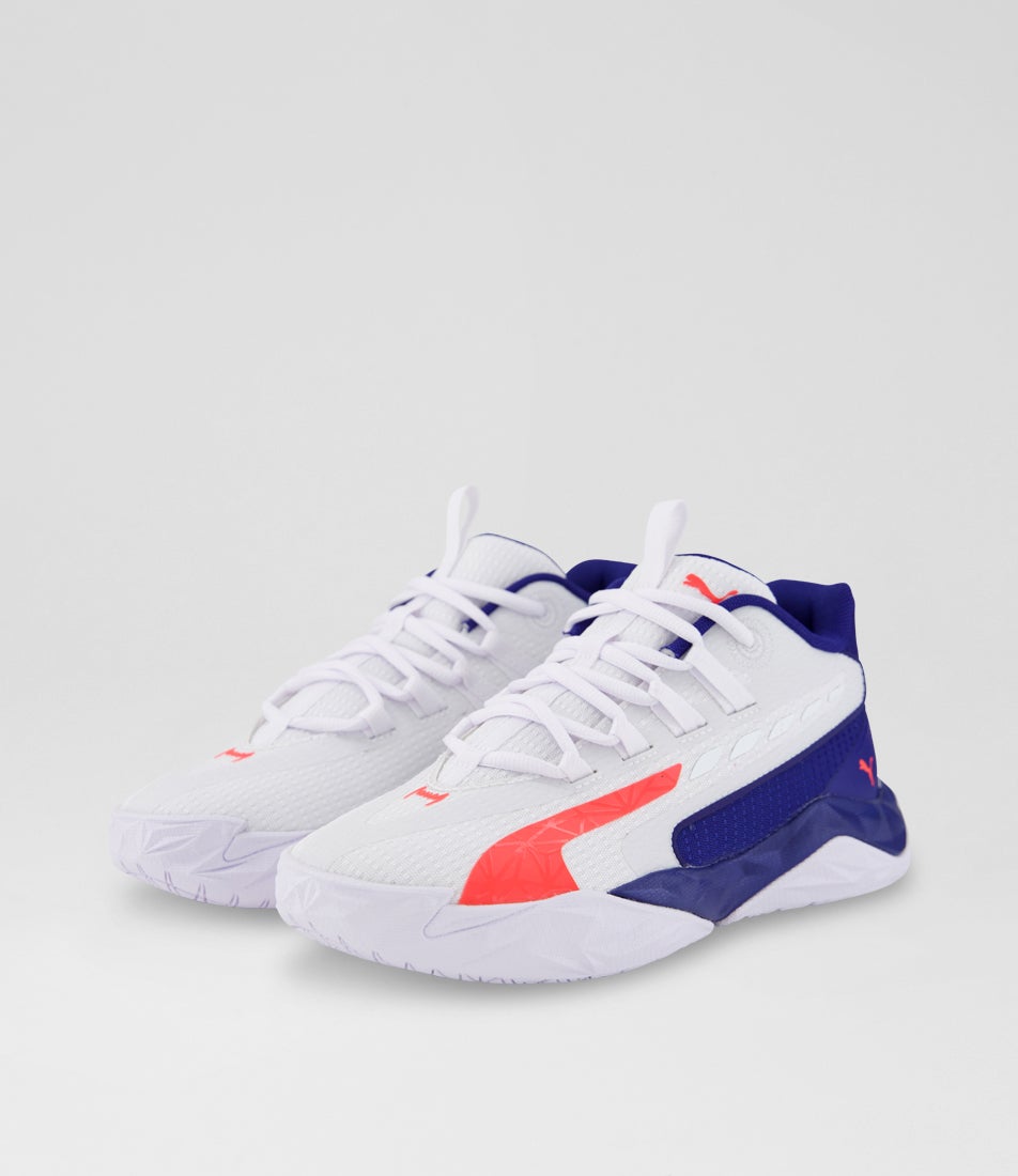 Dagger 2 Youth White Pink Alert Elektro Blue Fabric Sneakers
