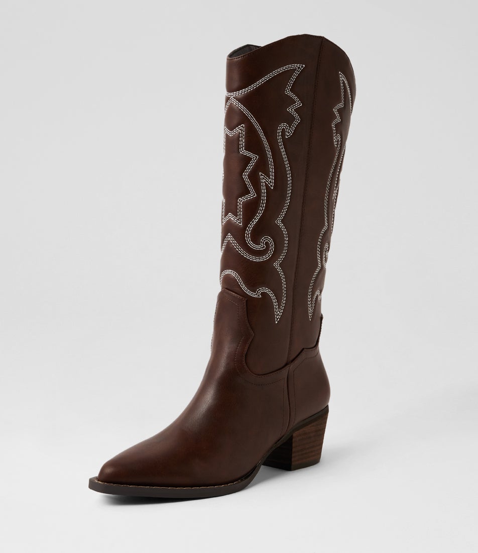 Bentley Distressed Brown Knee High Boots Bentley Distressed Brown Knee High Boots