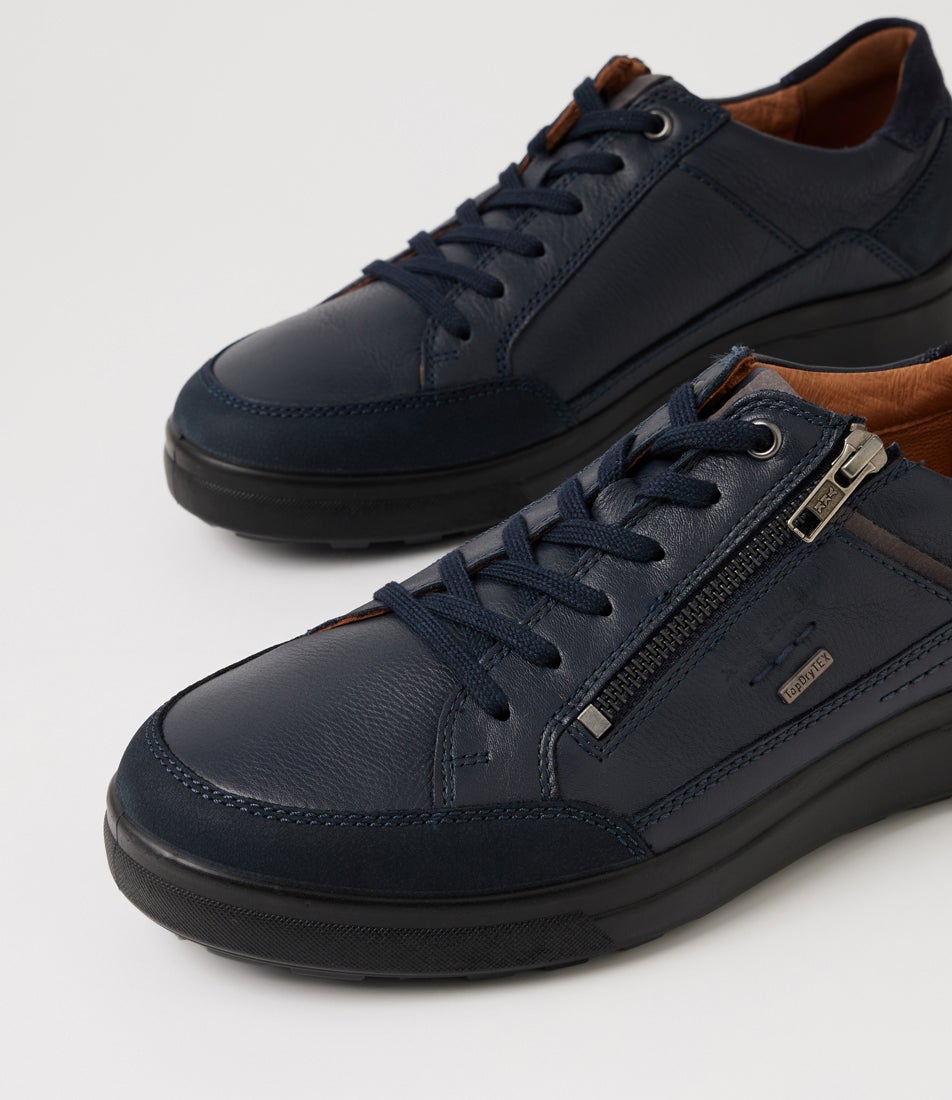 Maddox 51 Ocean Kombi Leather Sneakers