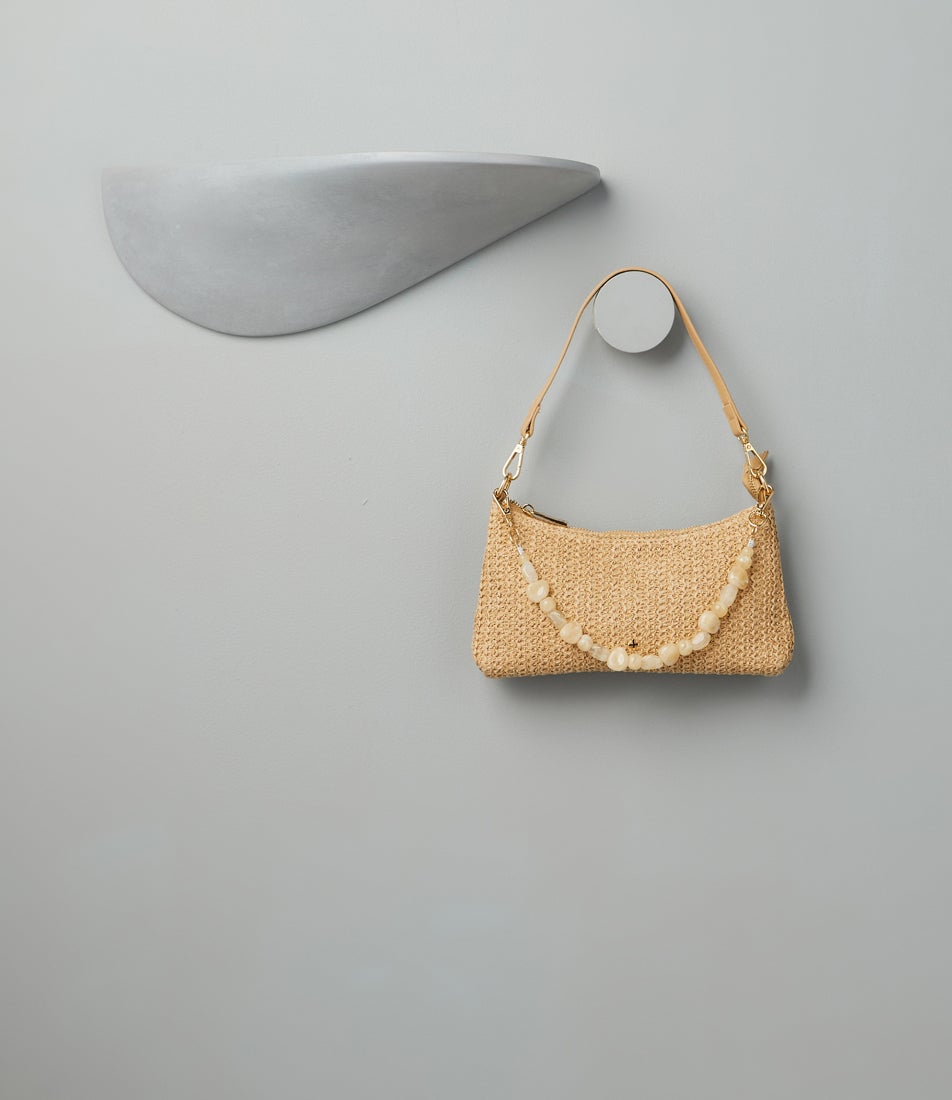 Stacci Natural Raffia Handbag