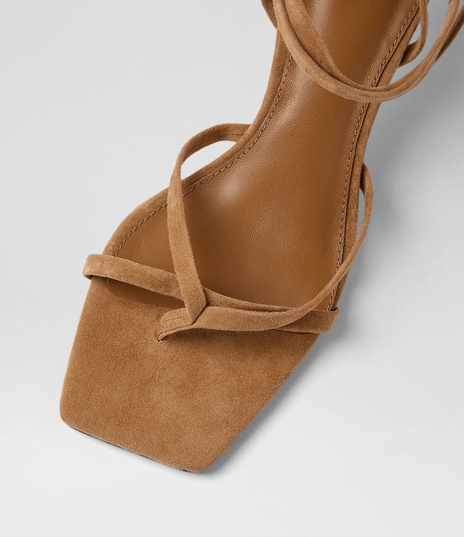 Tenace Tan Suede Sandals