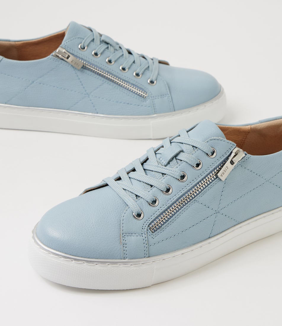 Pryor Xf Denim White Leather Sneakers