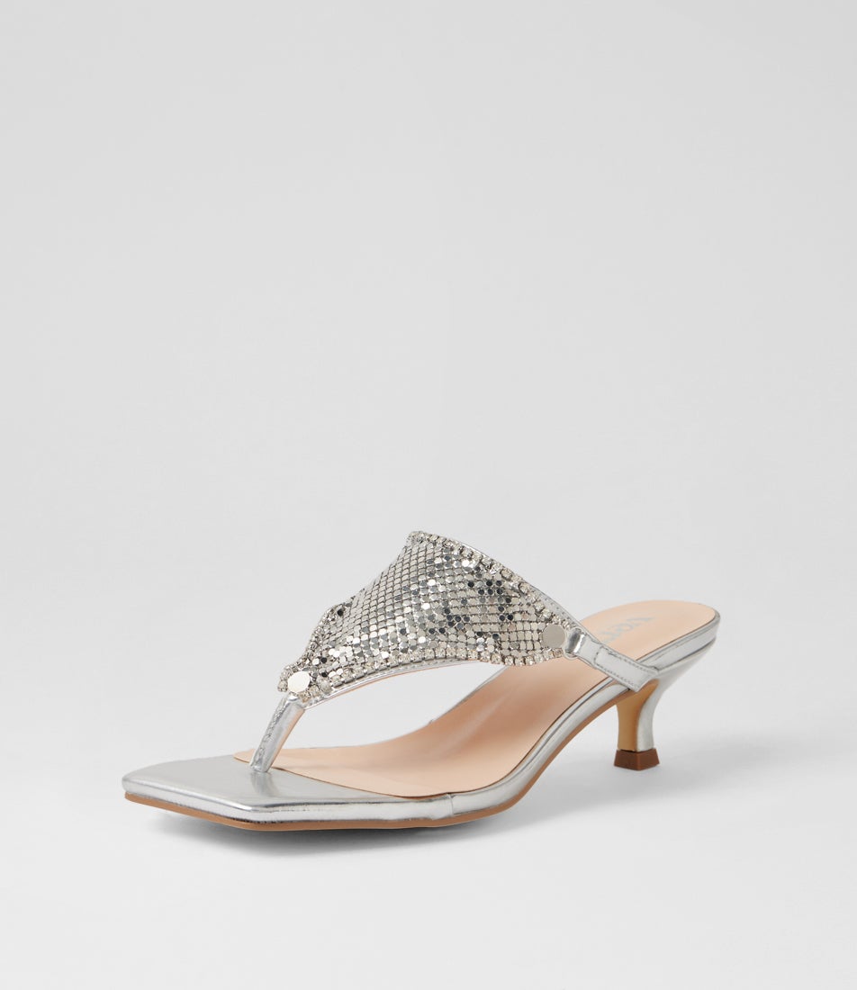 Mackenzie Silver Sandals