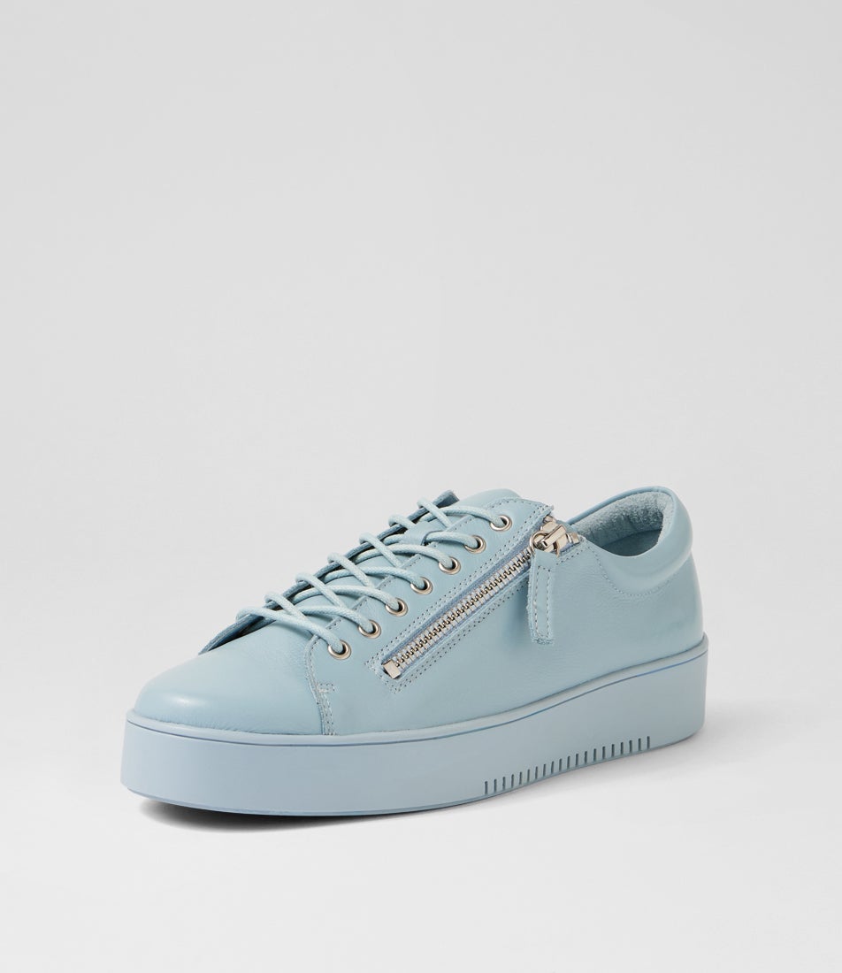 Laila Denim Leather Sneakers