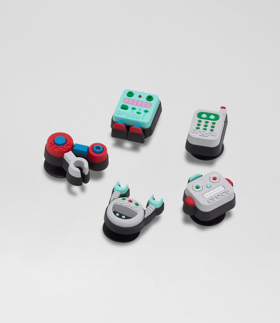 Robot Friend 5 Pck Multi Jibbitz