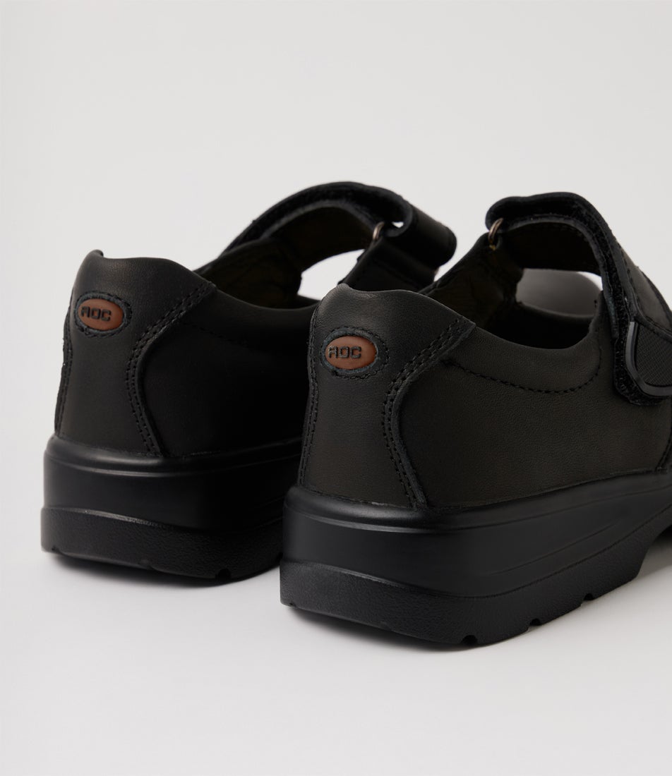 Kite 2 Junior Black Leather Mary Jane School Shoes Kite 2 Junior Black Leather Mary Jane School Shoes