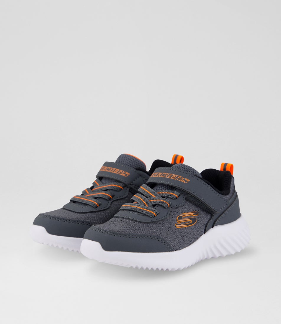 Bounder Techrox Toddler Charcoal Fabric Sneakers