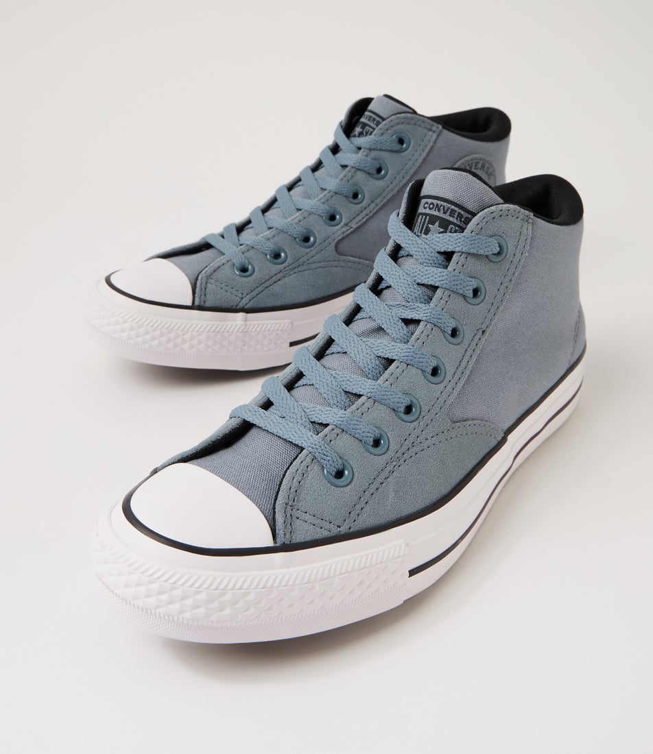 Malden Street Mid Grey New World Suede Sneakers